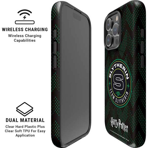 Wizarding Worlds Harry Potter Team Slytherin iPhone 16 Pro Magsafe Impact Case