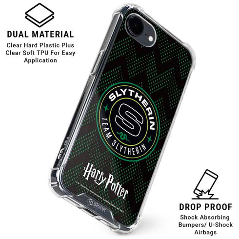Wizarding Worlds Harry Potter Team Slytherin iPhone 16e Clear Case