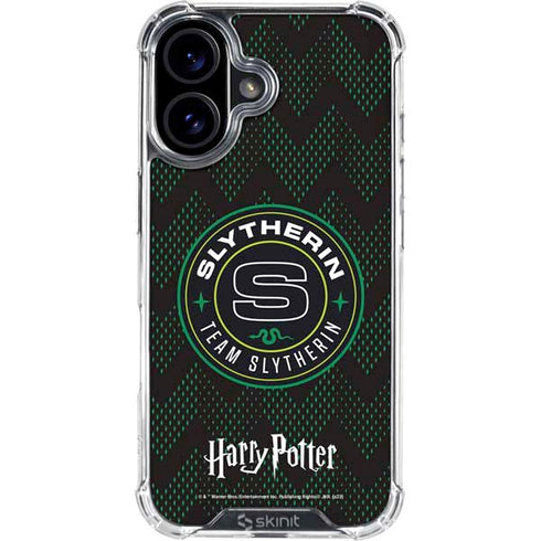 Wizarding Worlds Harry Potter Team Slytherin iPhone 17 Clear Case