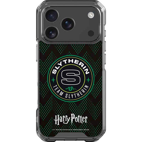 Wizarding Worlds Harry Potter Team Slytherin iPhone 18 Pro Clear Case
