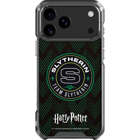 Wizarding Worlds Harry Potter Team Slytherin iPhone 18 Pro Max Clear Case