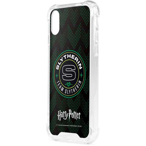 Wizarding Worlds Harry Potter Team Slytherin iPhone XS Clear Case