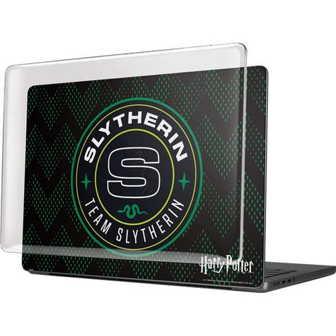 Wizarding Worlds Harry Potter Team Slytherin MacBook Pro 14in (2021-24) Case plus Skin