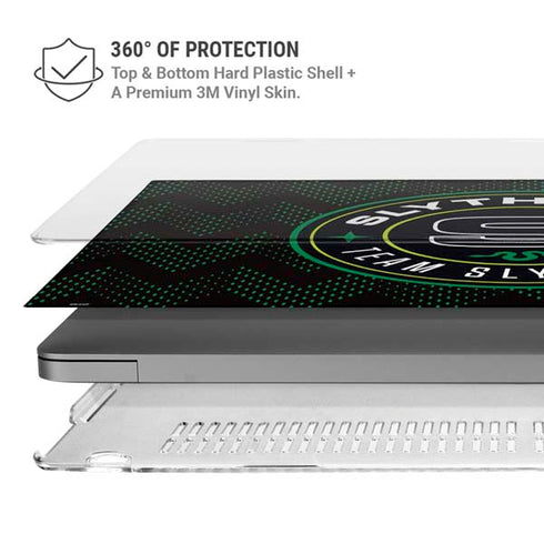 Wizarding Worlds Harry Potter Team Slytherin MacBook Pro 14in (2021-24) Case plus Skin