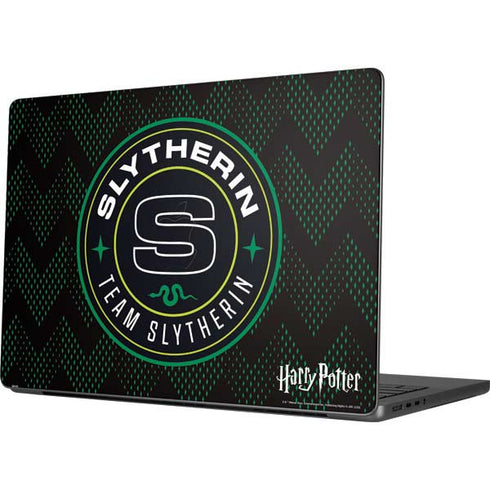 Wizarding Worlds Harry Potter Team Slytherin Apple MacBook Pro 14-inch Skin