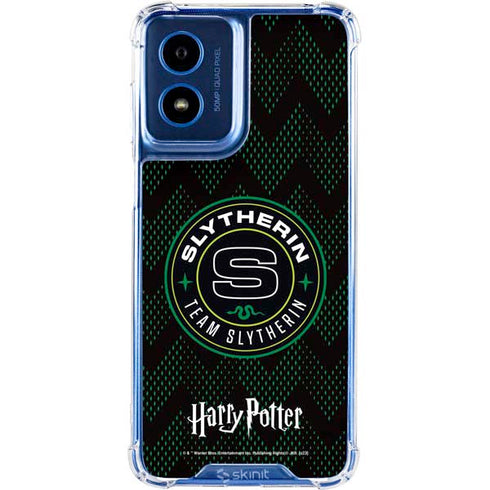 Wizarding Worlds Harry Potter Team Slytherin Moto G 5G (2024) Clear Case