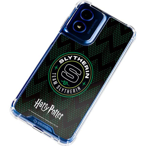 Wizarding Worlds Harry Potter Team Slytherin Moto G 5G (2024) Clear Case