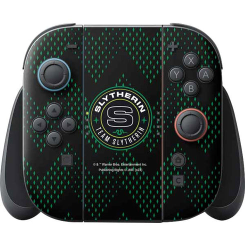 Wizarding Worlds Harry Potter Team Slytherin Nintendo Switch 2 (2025) Joy-Con Controller Skin