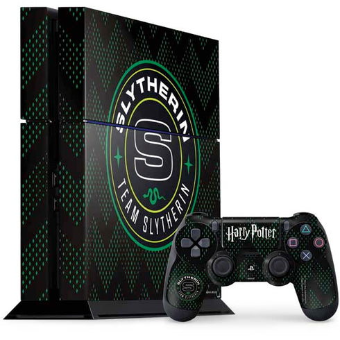 Wizarding Worlds Harry Potter Team Slytherin PlayStation PS4 Skins