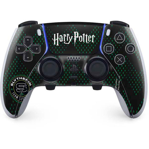 Wizarding Worlds Harry Potter Team Slytherin PS5 DualSense Edge Pro Controller Skin