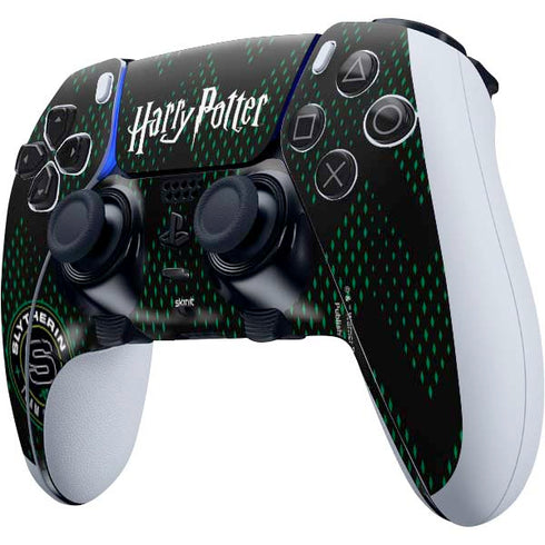 Wizarding Worlds Harry Potter Team Slytherin PS5 DualSense Edge Pro Controller Skin