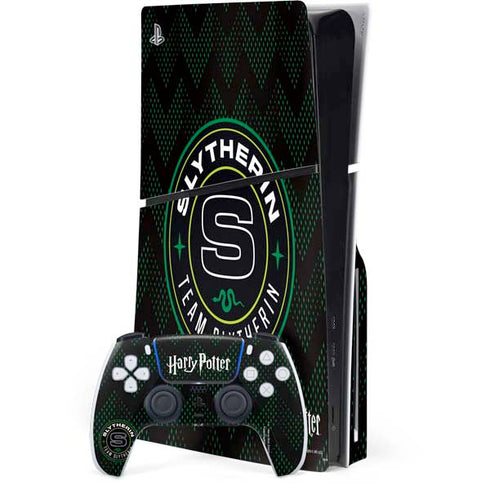 Wizarding Worlds Harry Potter Team Slytherin PlayStation PS5 Skins