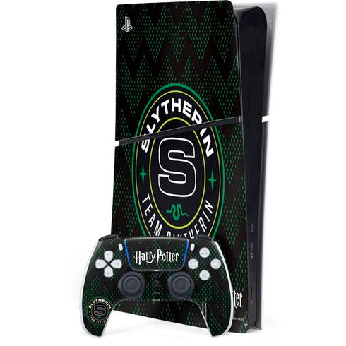 Wizarding Worlds Harry Potter Team Slytherin PlayStation PS5 Skins