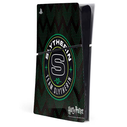 Wizarding Worlds Harry Potter Team Slytherin PS5 Slim Digital Edition Console Skin