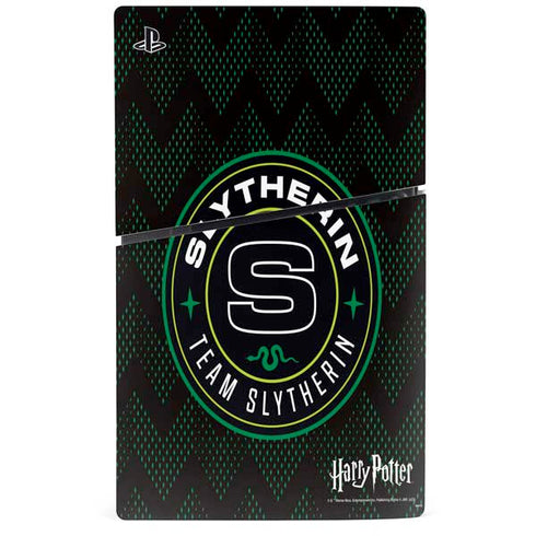 Wizarding Worlds Harry Potter Team Slytherin PS5 Slim Digital Edition Console Skin