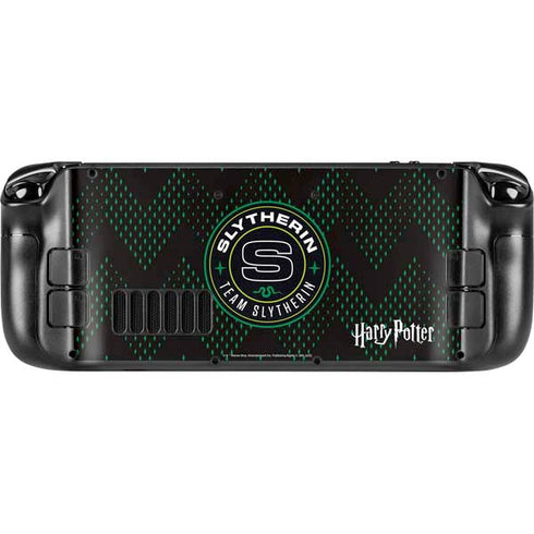 Wizarding Worlds Harry Potter Team Slytherin Steam Deck Handheld Gaming Computer OLED Skin