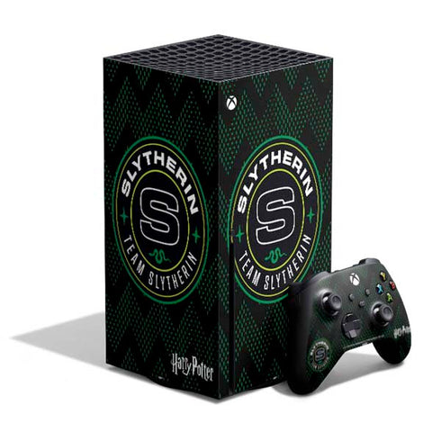 Wizarding Worlds Harry Potter Team Slytherin Xbox Series X Bundle Skin