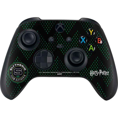 Wizarding Worlds Harry Potter Team Slytherin Xbox Series X Bundle Skin