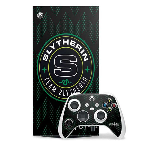 Wizarding Worlds Harry Potter Team Slytherin Xbox Series X Skins