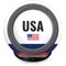 USA American Flag Fast Charge Wireless Charging Stand Skin