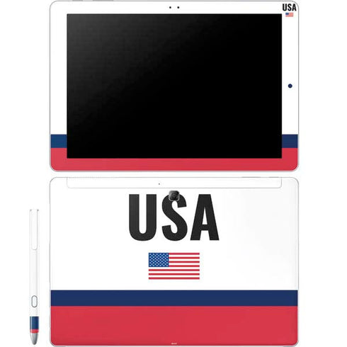 USA American Flag Galaxy Book 12in Skin
