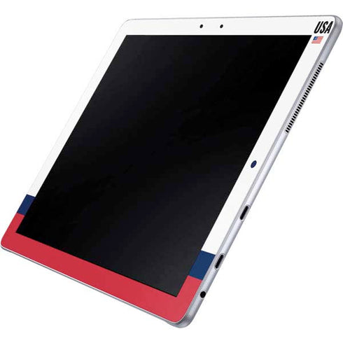 USA American Flag Galaxy Book 12in Skin