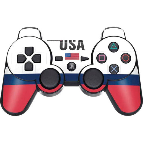 USA American Flag PS3 Dual Shock wireless controller Skin