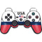 USA American Flag PS3 Dual Shock wireless controller Skin