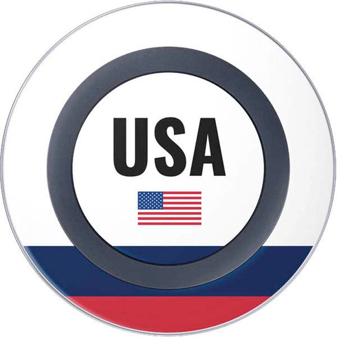 USA American Flag Wireless Charger Skin