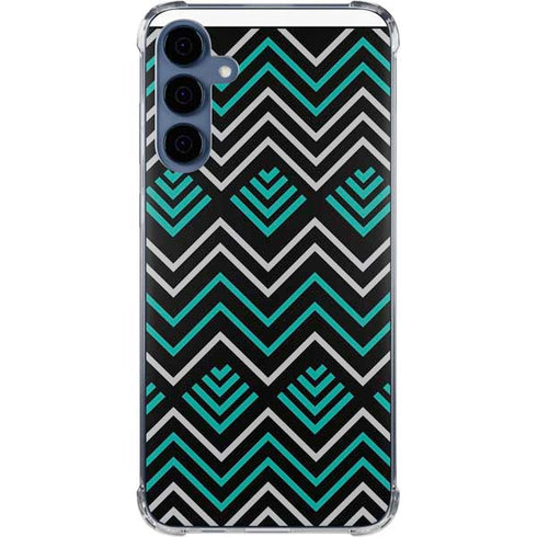 Techno Chevron Galaxy A35 5G Clear Case