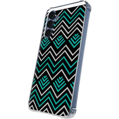 Techno Chevron Galaxy A35 5G Clear Case