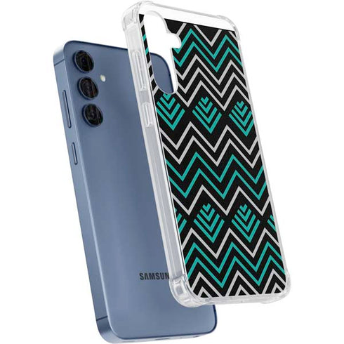 Techno Chevron Galaxy A55 5G Clear Case