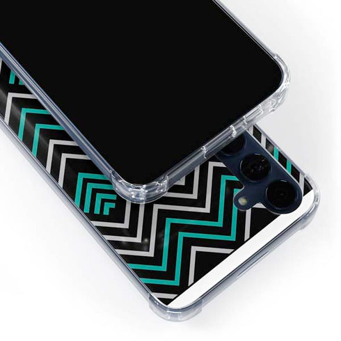 Techno Chevron Galaxy A55 5G Clear Case