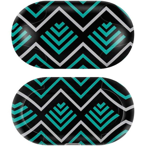 Techno Chevron Galaxy Buds Plus Skin