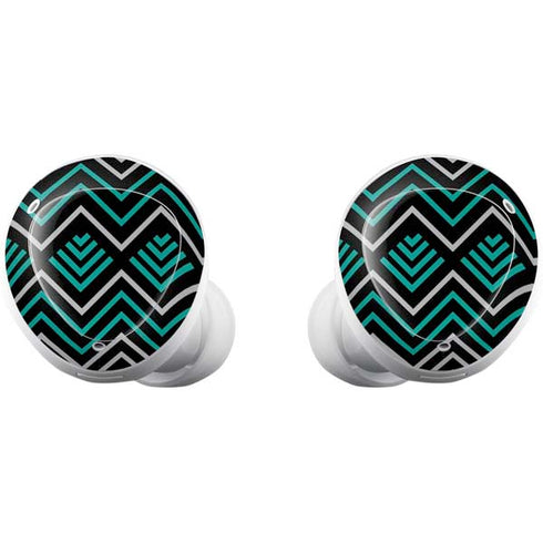 Techno Chevron Galaxy Buds Plus Skin