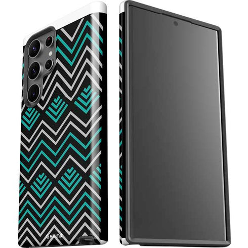 Techno Chevron Galaxy S23 Ultra Pro Case