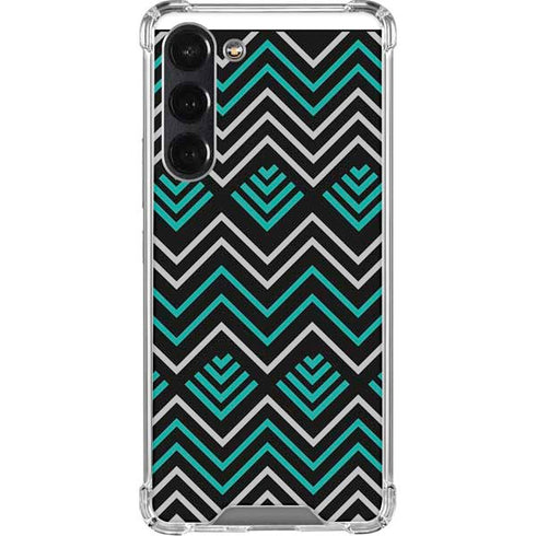 Techno Chevron Galaxy S24 FE Clear Case