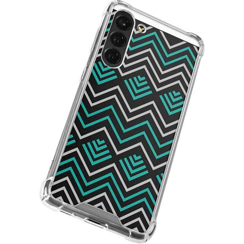 Techno Chevron Galaxy S24 FE Clear Case