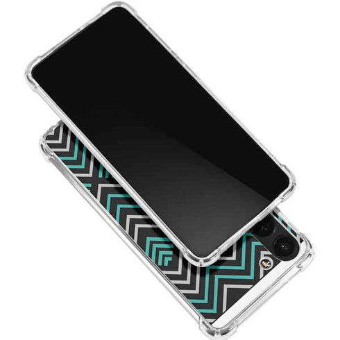 Techno Chevron Galaxy S24 FE Clear Case