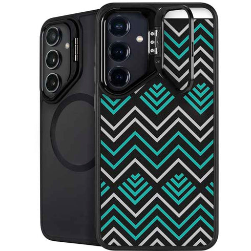 Techno Chevron Galaxy S24 FE Kickstand Case