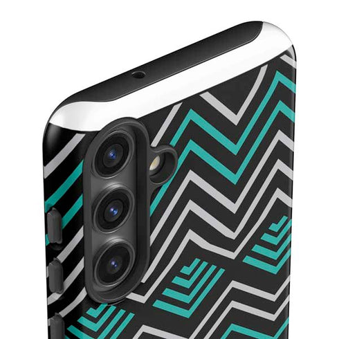 Techno Chevron Galaxy S25 Plus Impact Case