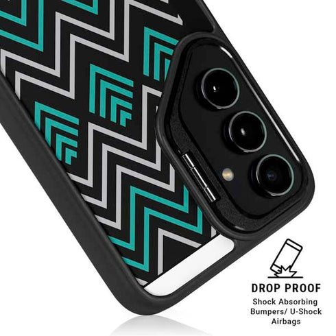 Techno Chevron Galaxy S24 Plus Kickstand Case