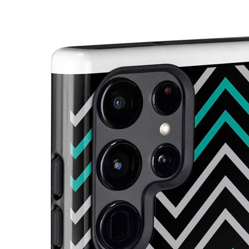 Techno Chevron Galaxy S25 Ultra Impact Case
