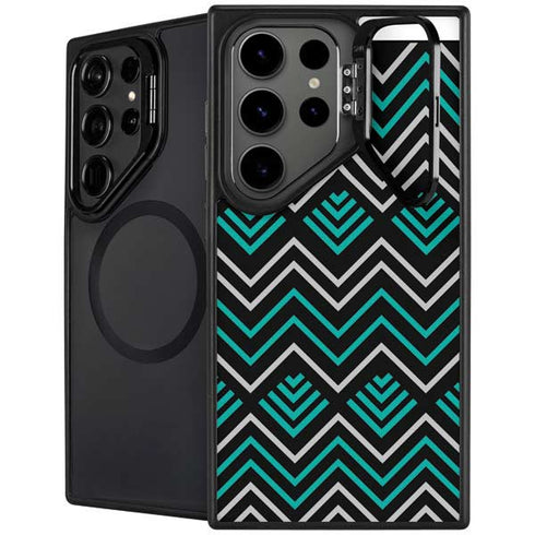 Techno Chevron Galaxy S25 Ultra Kickstand Case