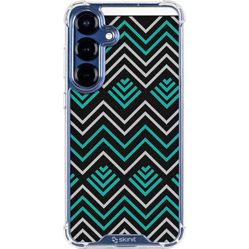 Techno Chevron Galaxy S25 Plus Clear Case