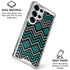 Techno Chevron Galaxy S25 Ultra Clear Case