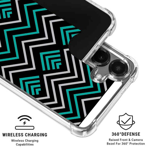 Techno Chevron Galaxy S26 Plus Clear Case