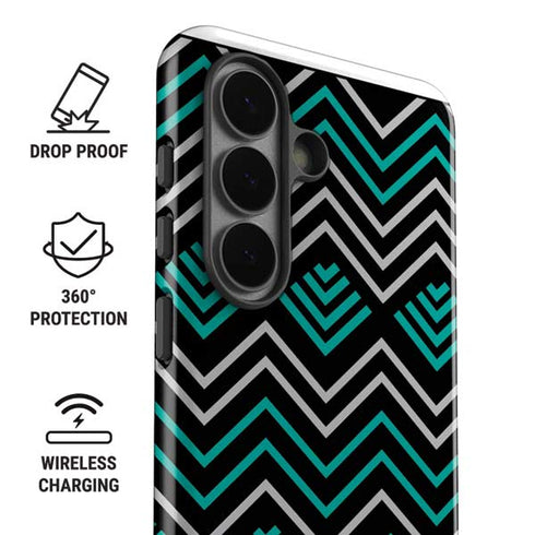 Techno Chevron Galaxy S26 Plus Impact Case