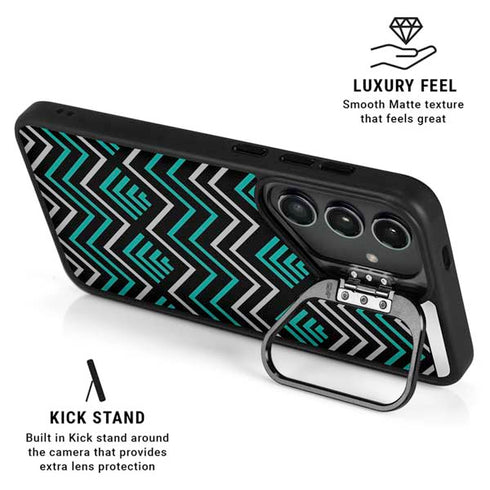 Techno Chevron Galaxy S26 Plus Kickstand Case