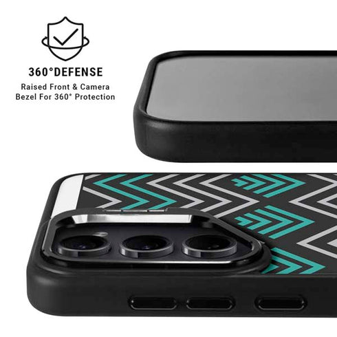 Techno Chevron Galaxy S26 Plus Kickstand Case